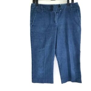 Larry Levine crop blue jeans